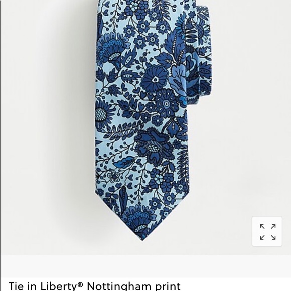J.crew men’s tie in liberty Nottingham print - Picture 8 of 16
